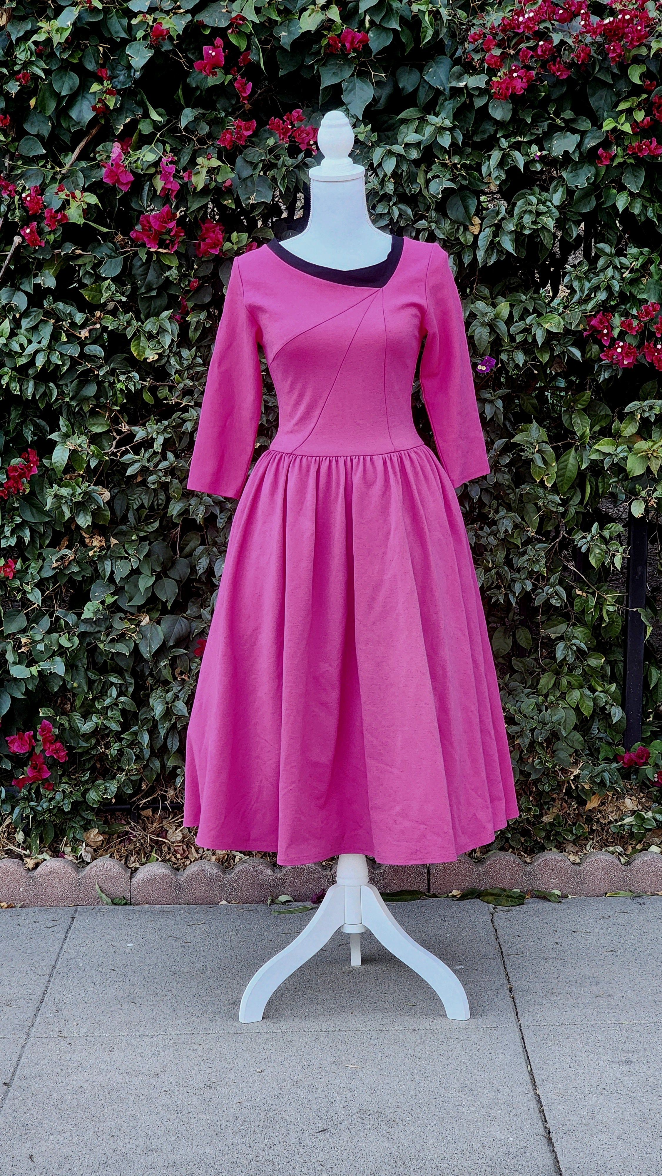 PRE-ORDER: Original Retro Swing Dress in Pink