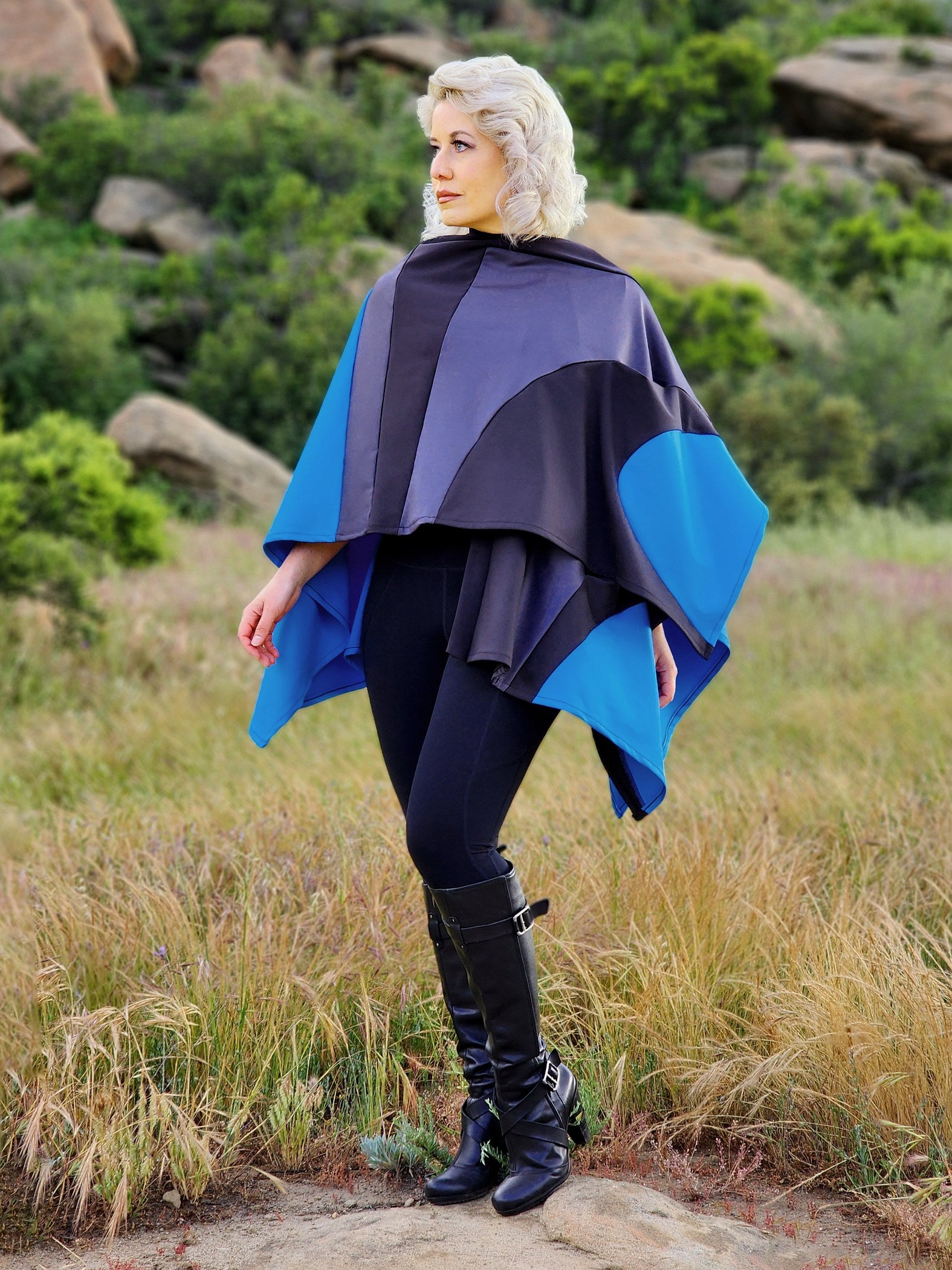 Night Hunter Poncho Robe